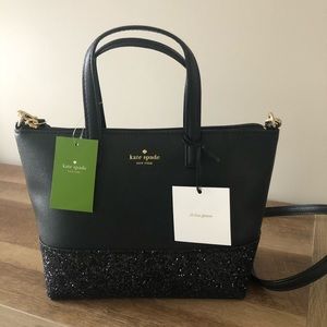 Kate Spade New York Ina Greta Court Glitter Bag